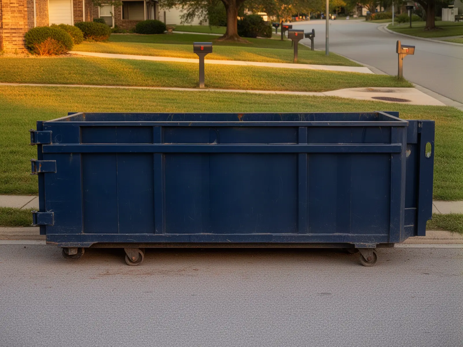 Roll-off dumpster from Slate Woods Dumpster Services in Fountain Valley, CA
